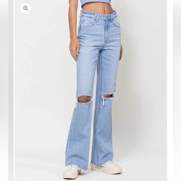 Western Promise - Super High Rise 90's Vintage Flare Jeans size 29 - Picture 3 of 10